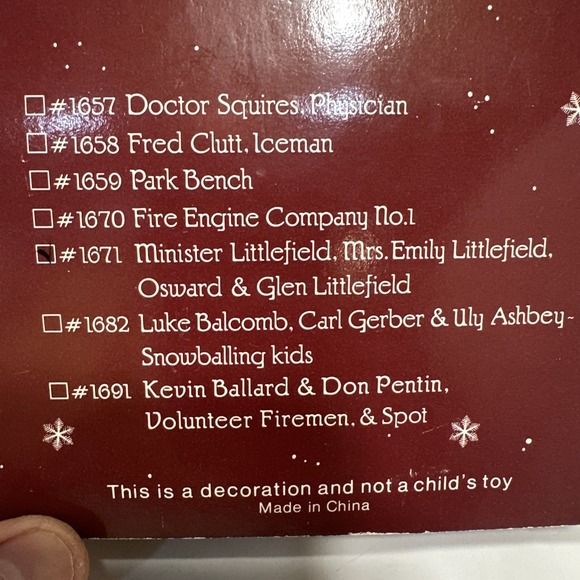 Pleasantville 1893 #1671 Minster Littlefield, Mrs. Emily, Oswald And Glenn - Picture 4 of 7
